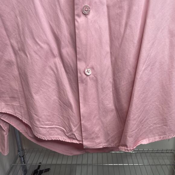 Ami Alexandre Mattiussi Men's Pink Button Up Shirt Size 36 Euro Summer Tailored - Picture 14 of 15